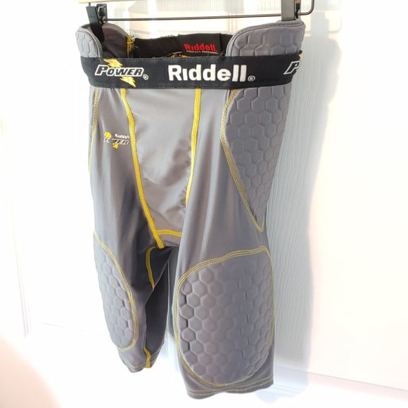 Good Used Condition Men's Riddell Power Padded Girdle Athletic Shorts - Small - Picture 2 of 11